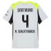 Borussia Dortmund Nico Schlotterbeck #4 Bortedrakt 2025-26 Korte ermer